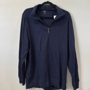 Old Navy navy blue quarter zip new with tags size large